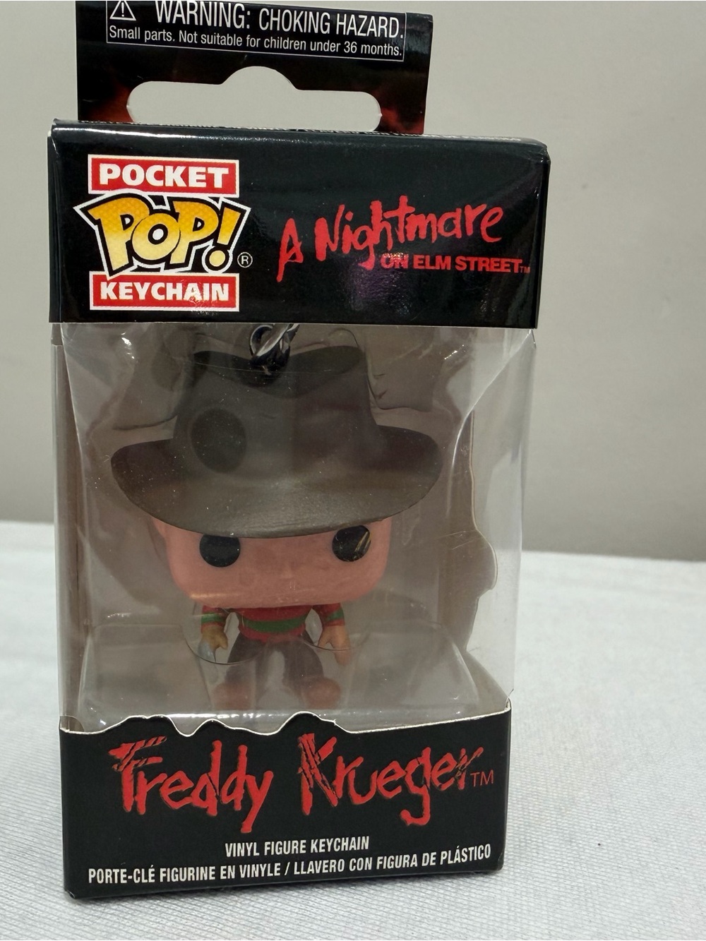 FUNKO POP Keychain Freddy Krueger - Black & Brown